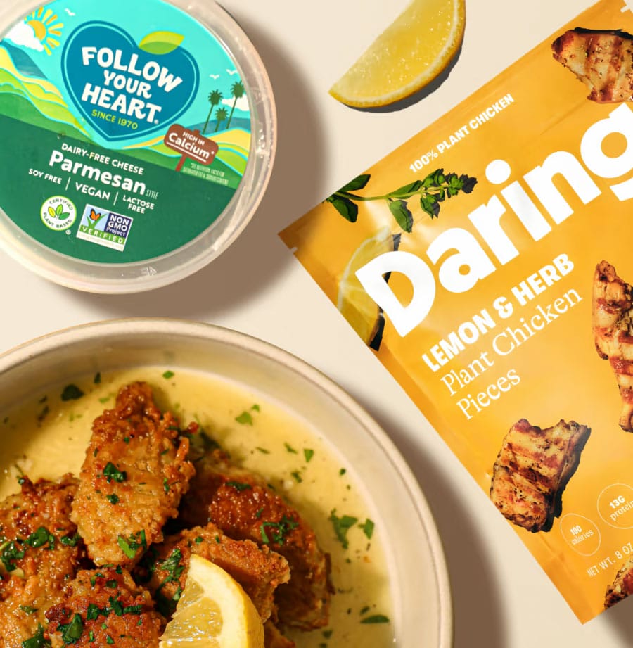 Daring Foods Plant Chicken Chicken Better. Chicken On.